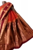 Traditional Contrast Wedding South Silk Saree